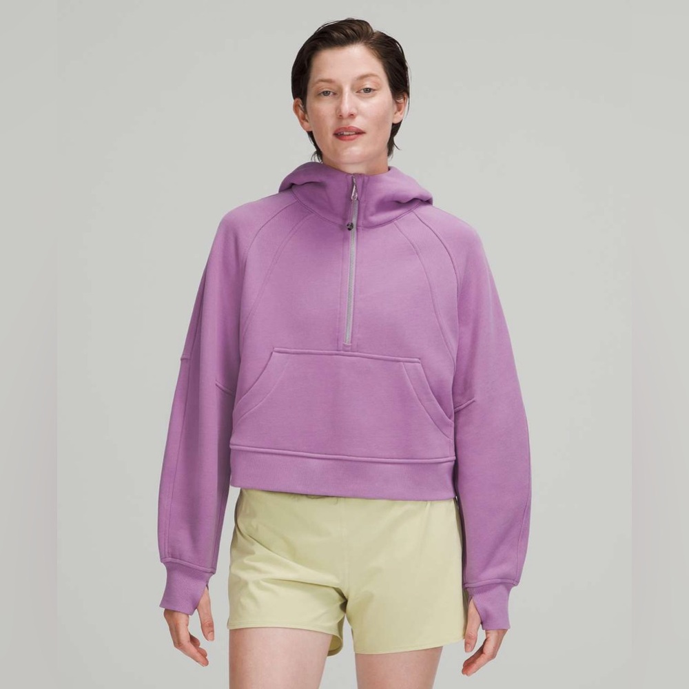 Lululemon Scuba Oversized Half-Zip Hoodie - Wisteria Purple